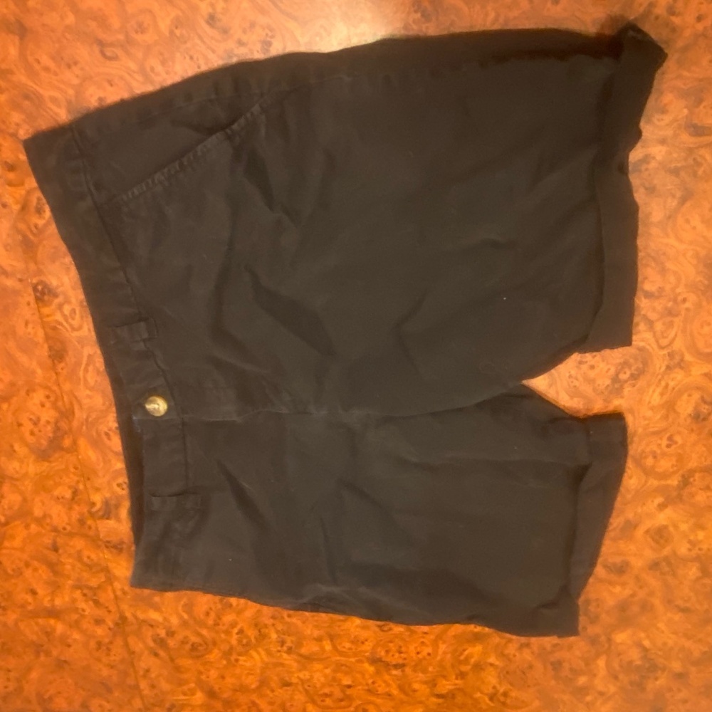 Black blue Jean shorts